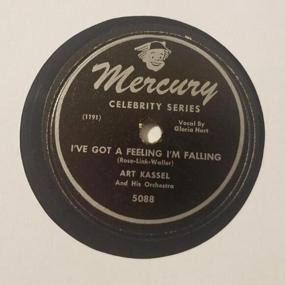 3/$25 Art Kassel 78 RPM I’ve Got a Feeling / In a Little Book Shop Mercury 5088 - Picture 3 of 5